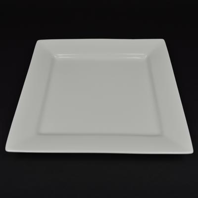 Orion White 12" Square Plate