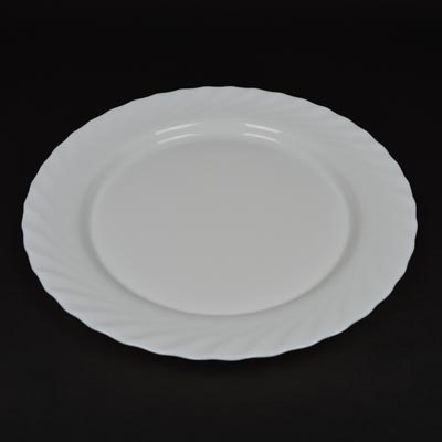 Trianon White 12.5" Round Service Plate
