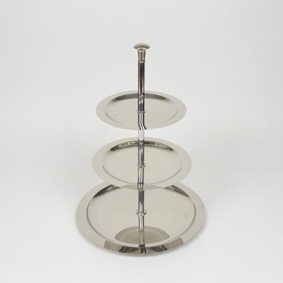 3 Tier Stainless Steel Cake Stand