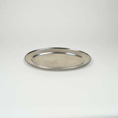 16" Stainless Steel Flat Oval Platter