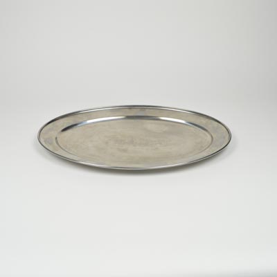 20" Stainless Steel Flat Oval Platter